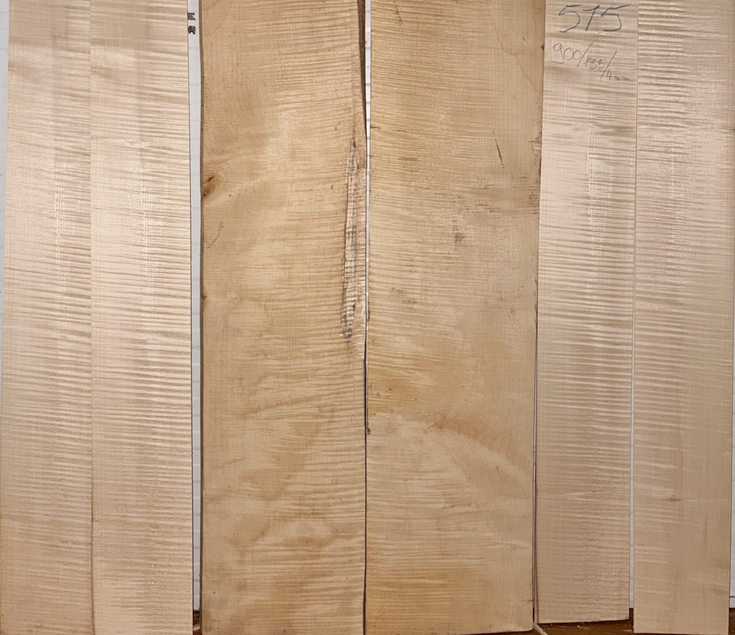 Cello Curly Maple Back and Sides No. 515, AAA Grade - Image 3