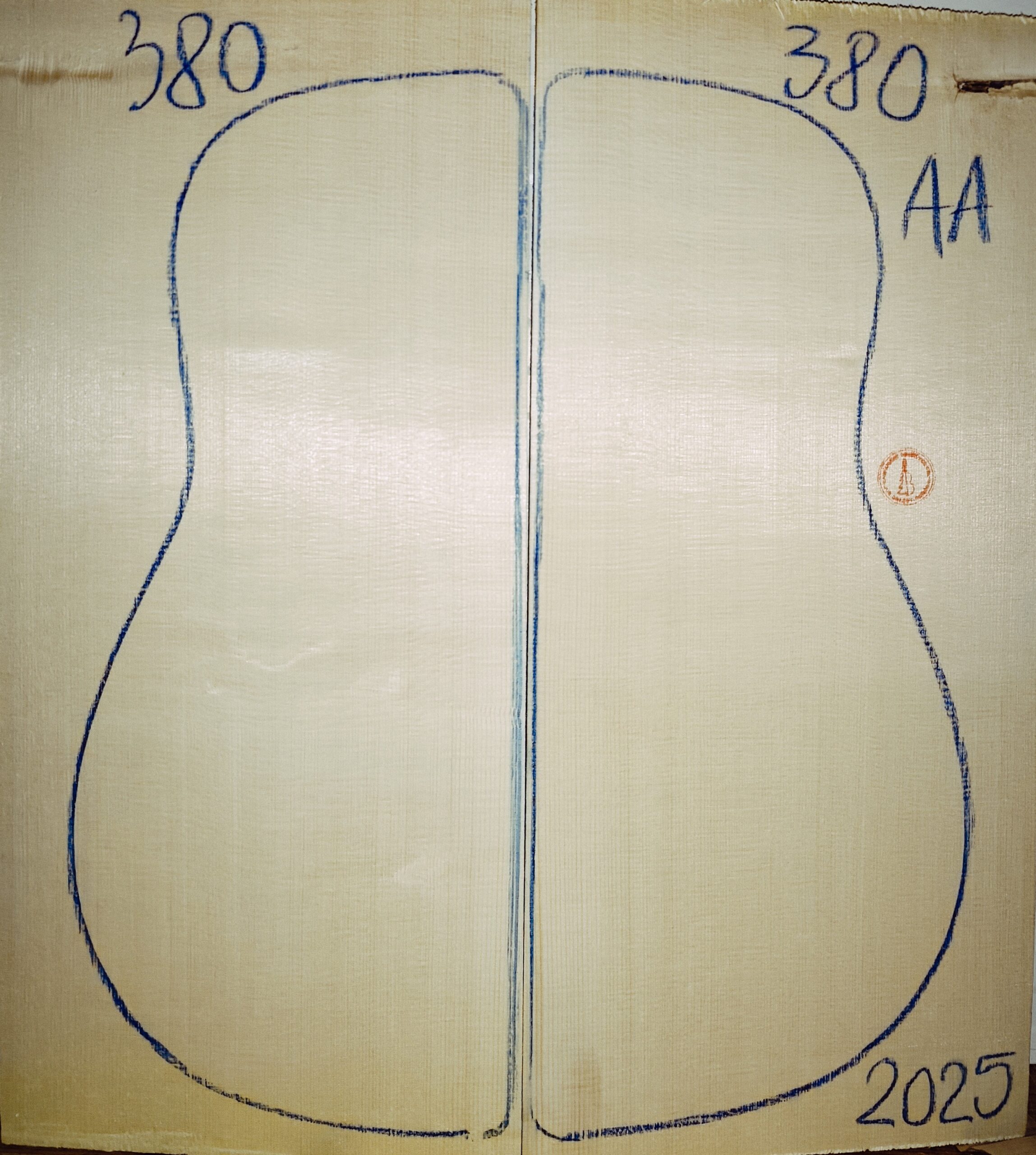 Guitar archtop No.380 Top