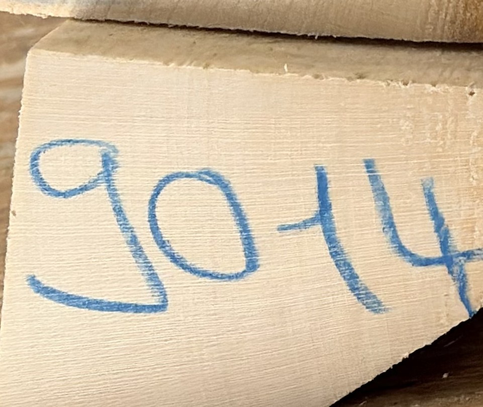 cut from Curly maple