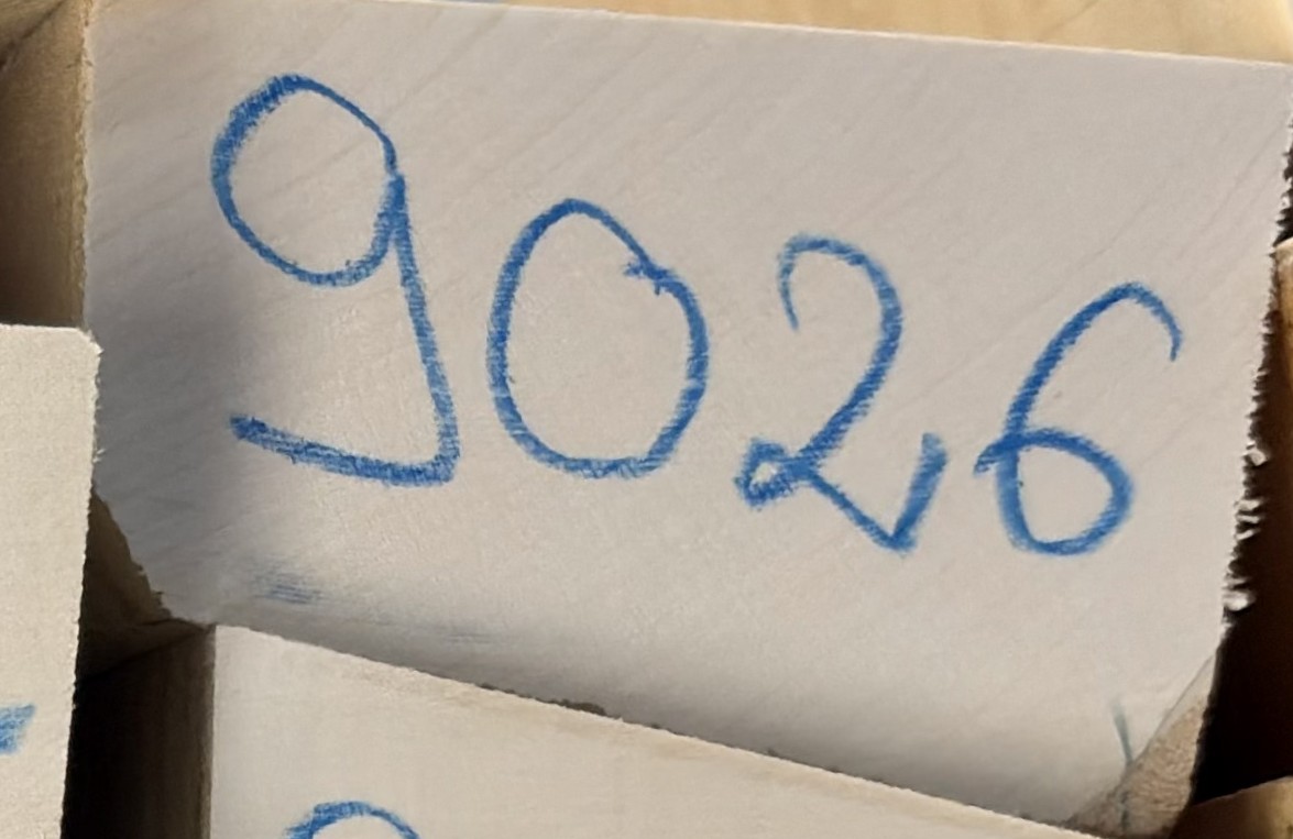 cut from Curly maple