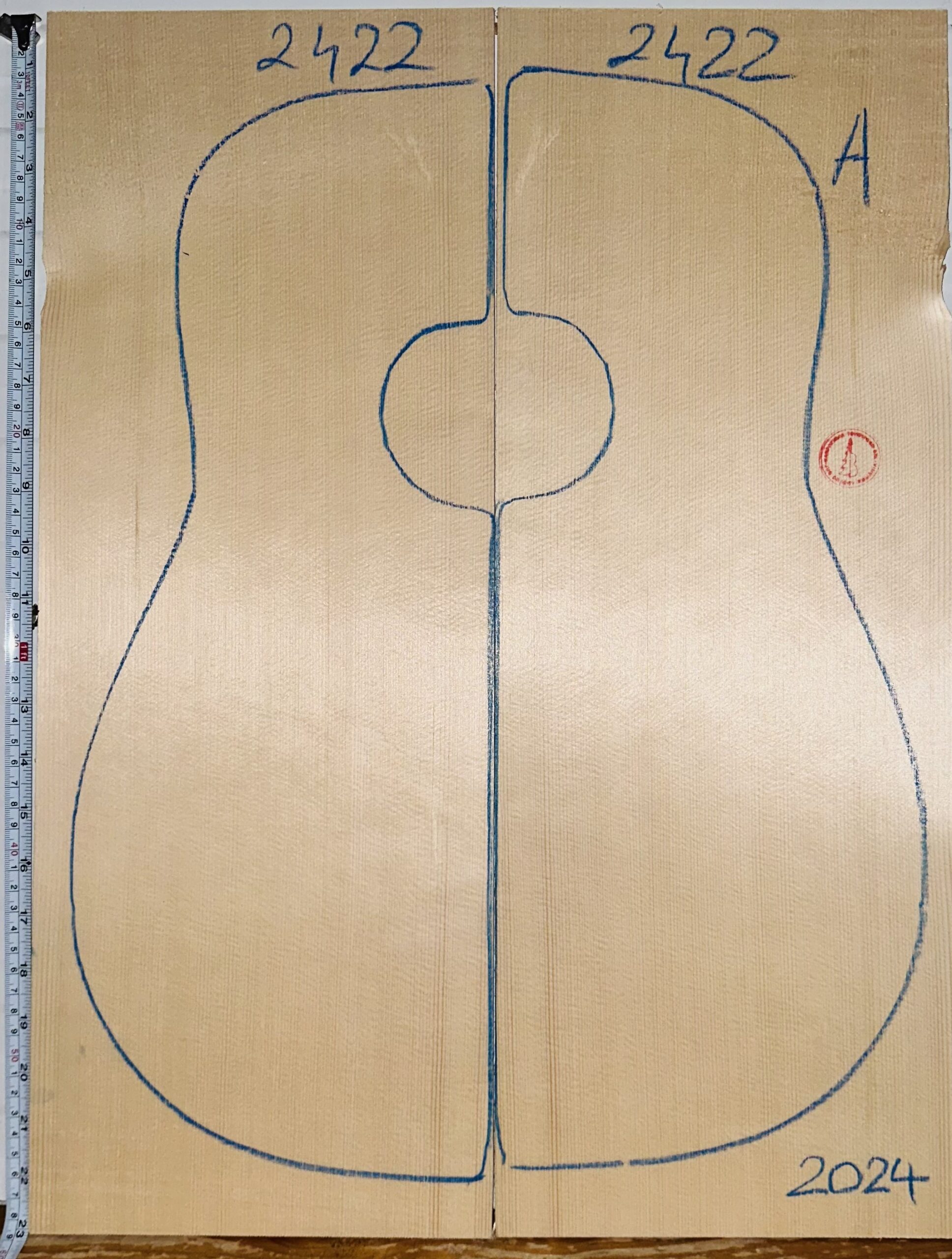 Guitar western No.2422 Top