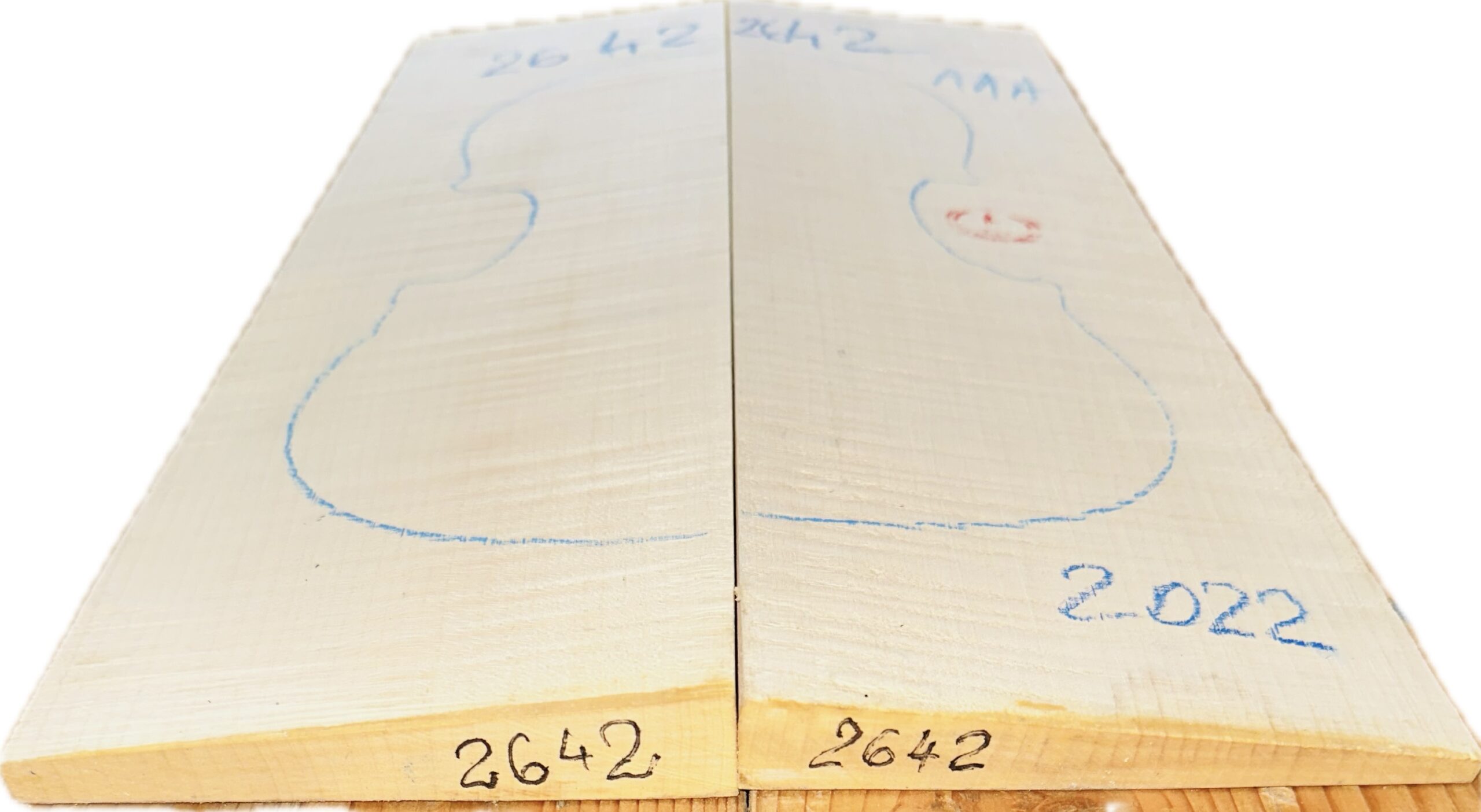 cut from Curly Maple