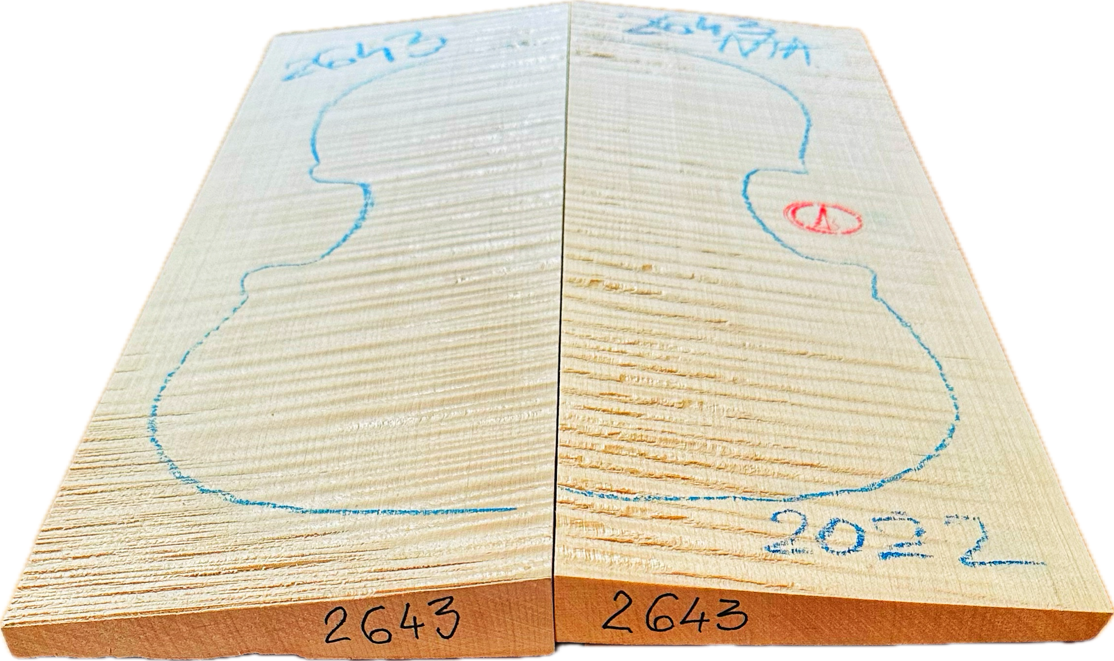 cut from Curly Maple