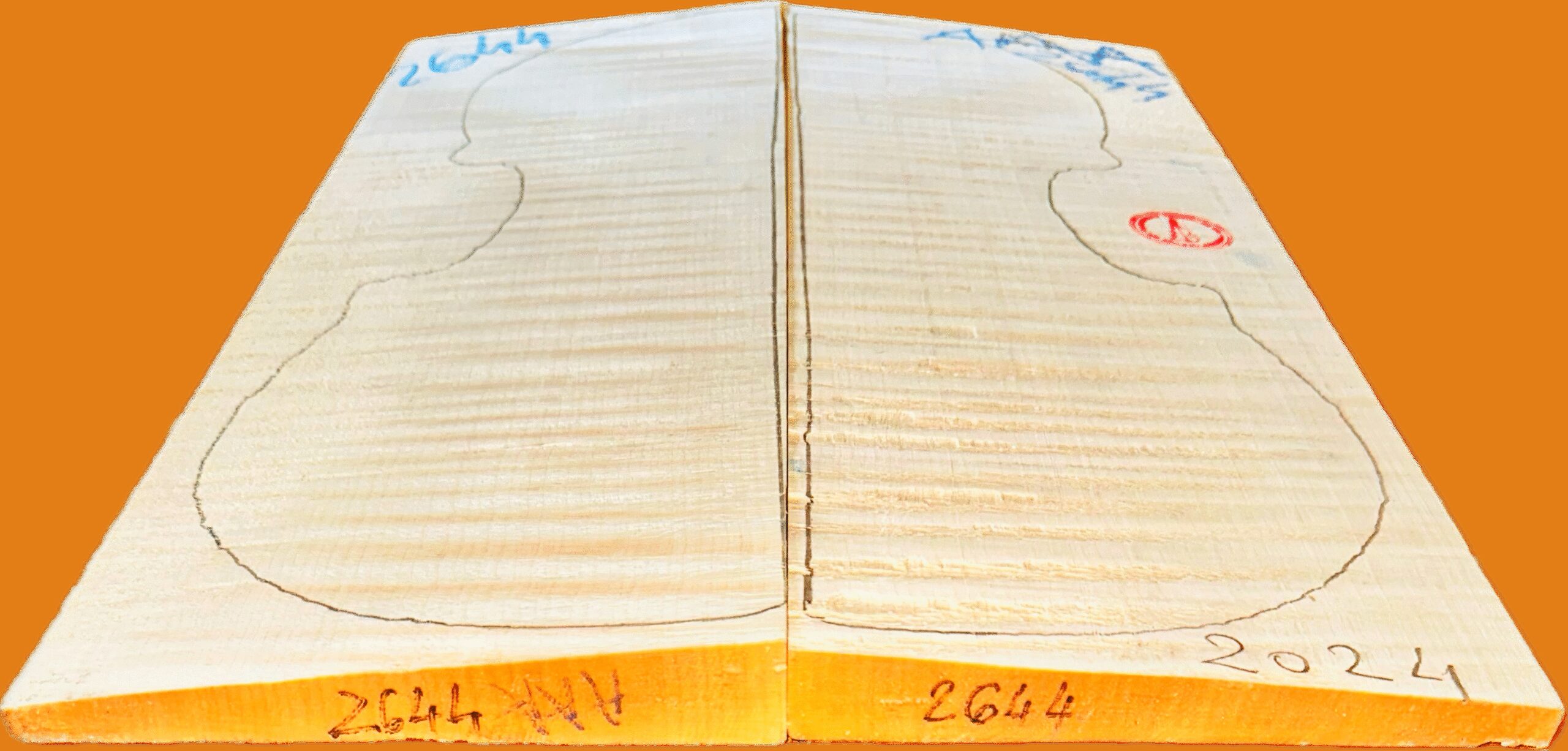 cut from Curly Maple