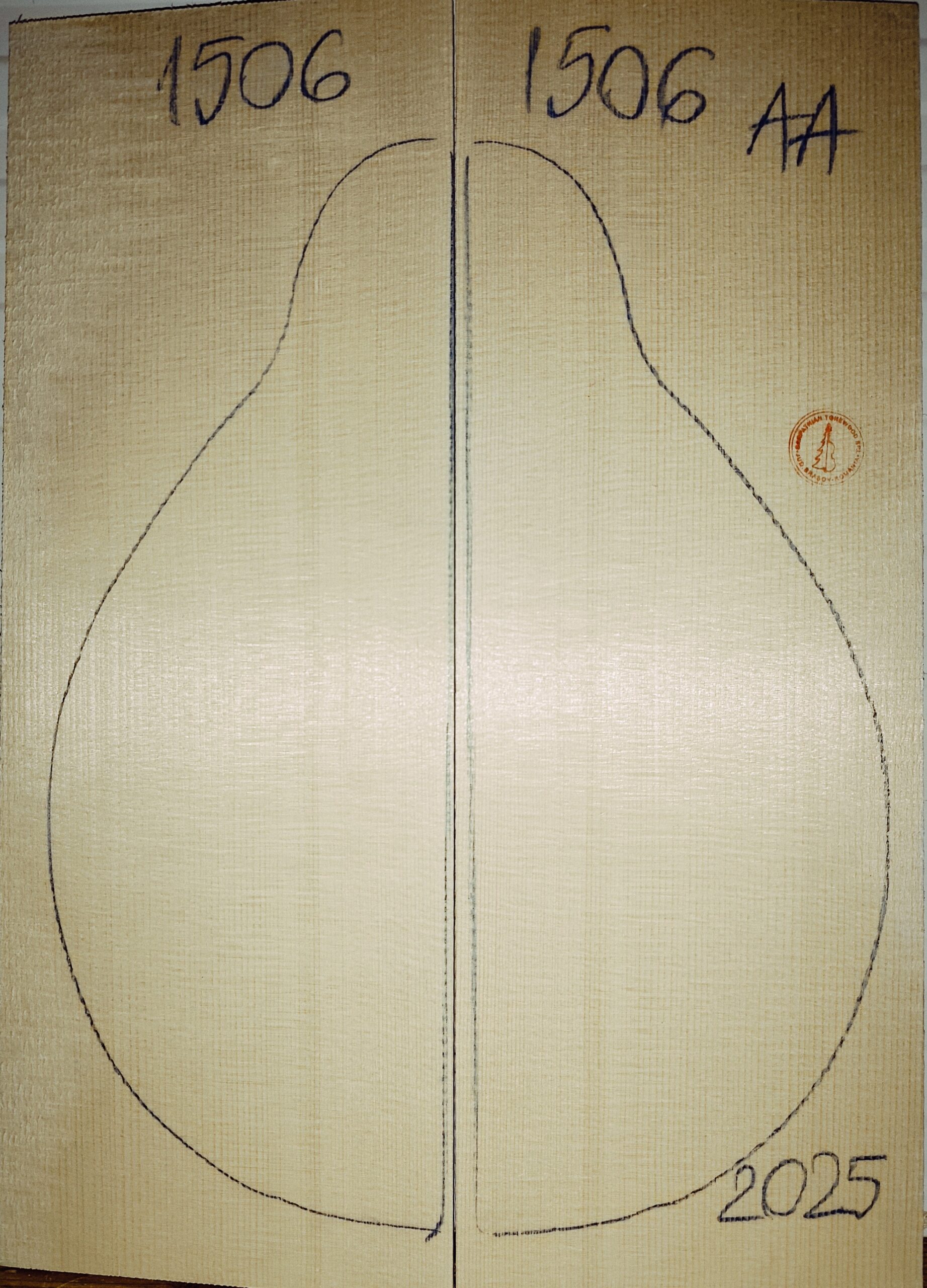 Parlor/Ukulele/Portuguese Guitar No.1506 Top