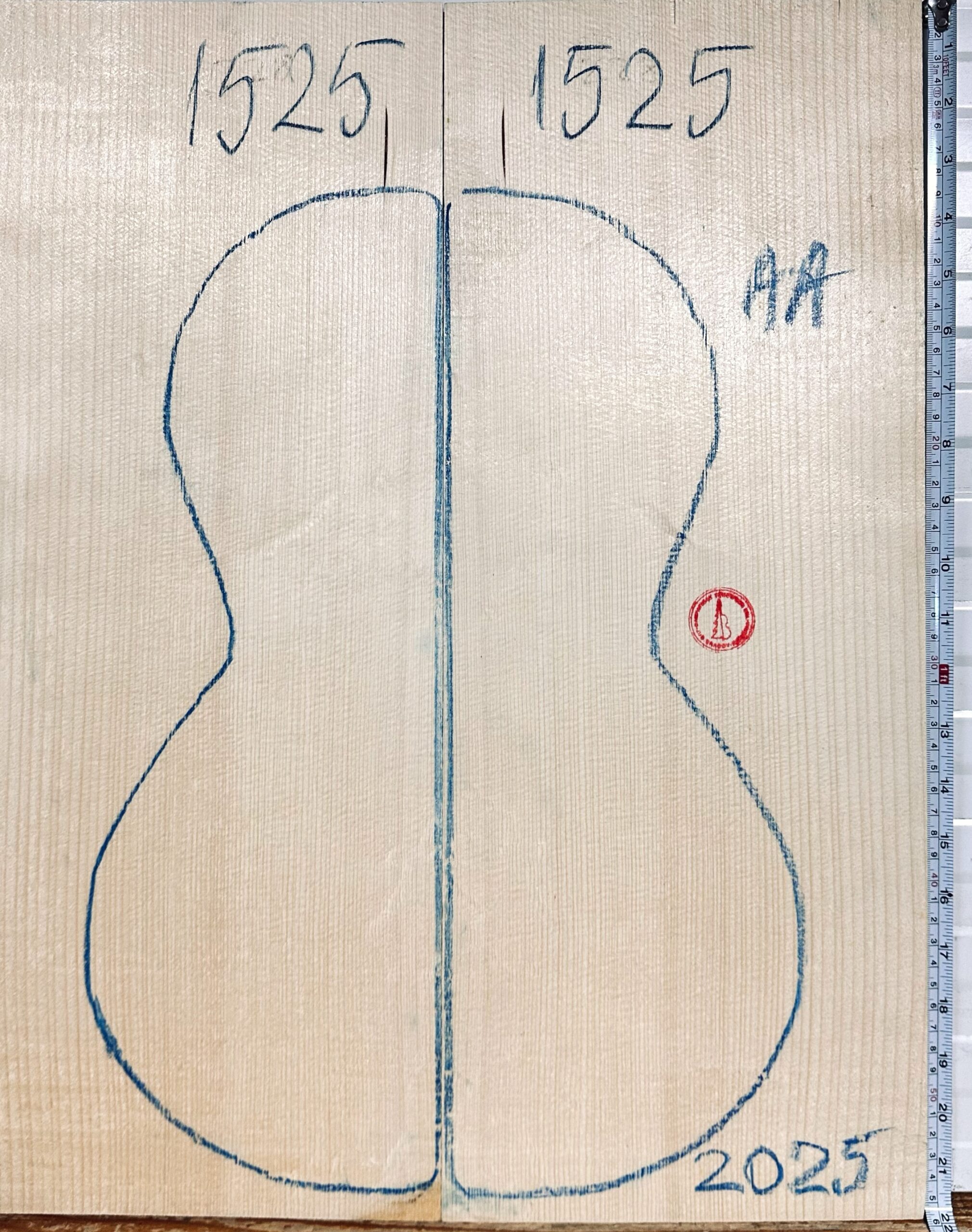 Ukulele/Parlor Guitar No.1525 Top