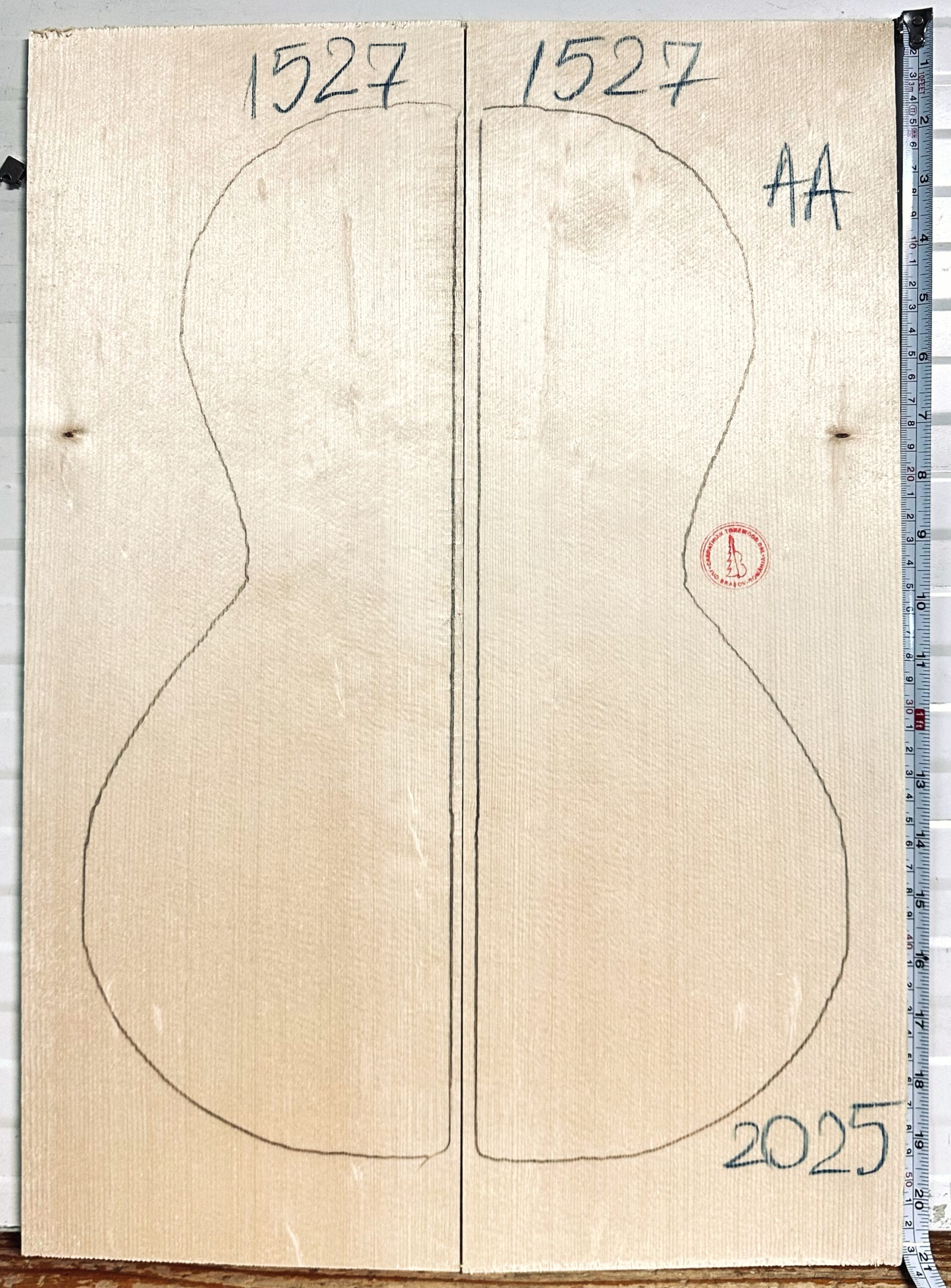 Ukulele/Parlor Guitar No.1527 Top