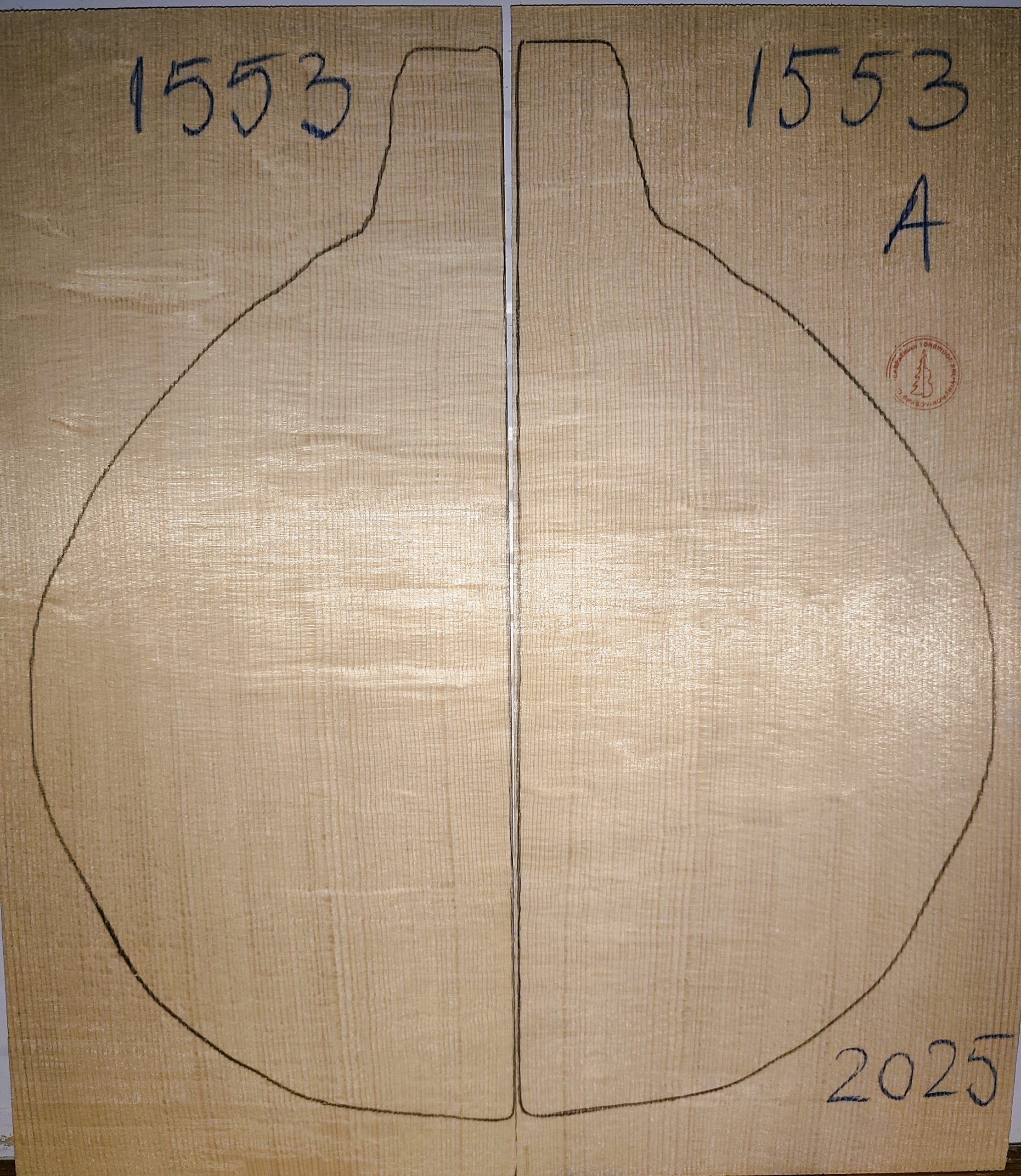 Portugheze guitar No.1553 Top