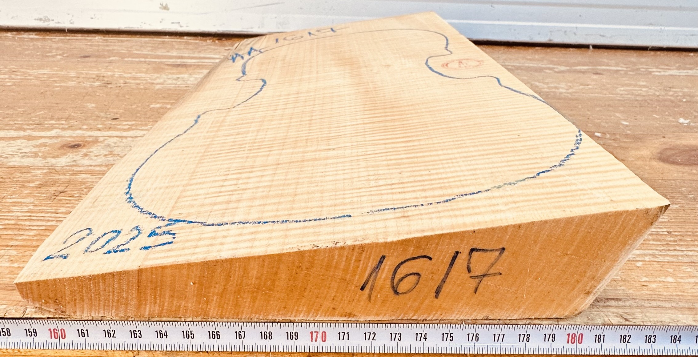 cut from Curly Maple