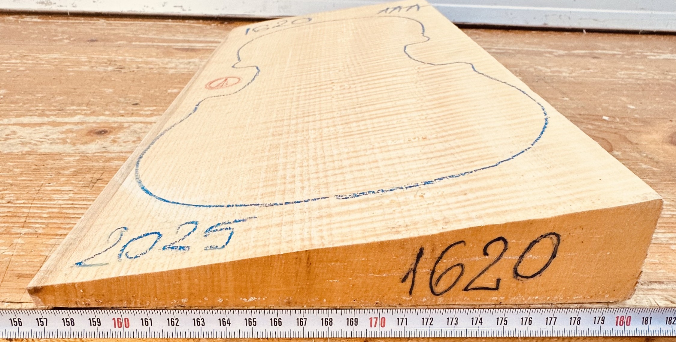 cut from Curly Maple