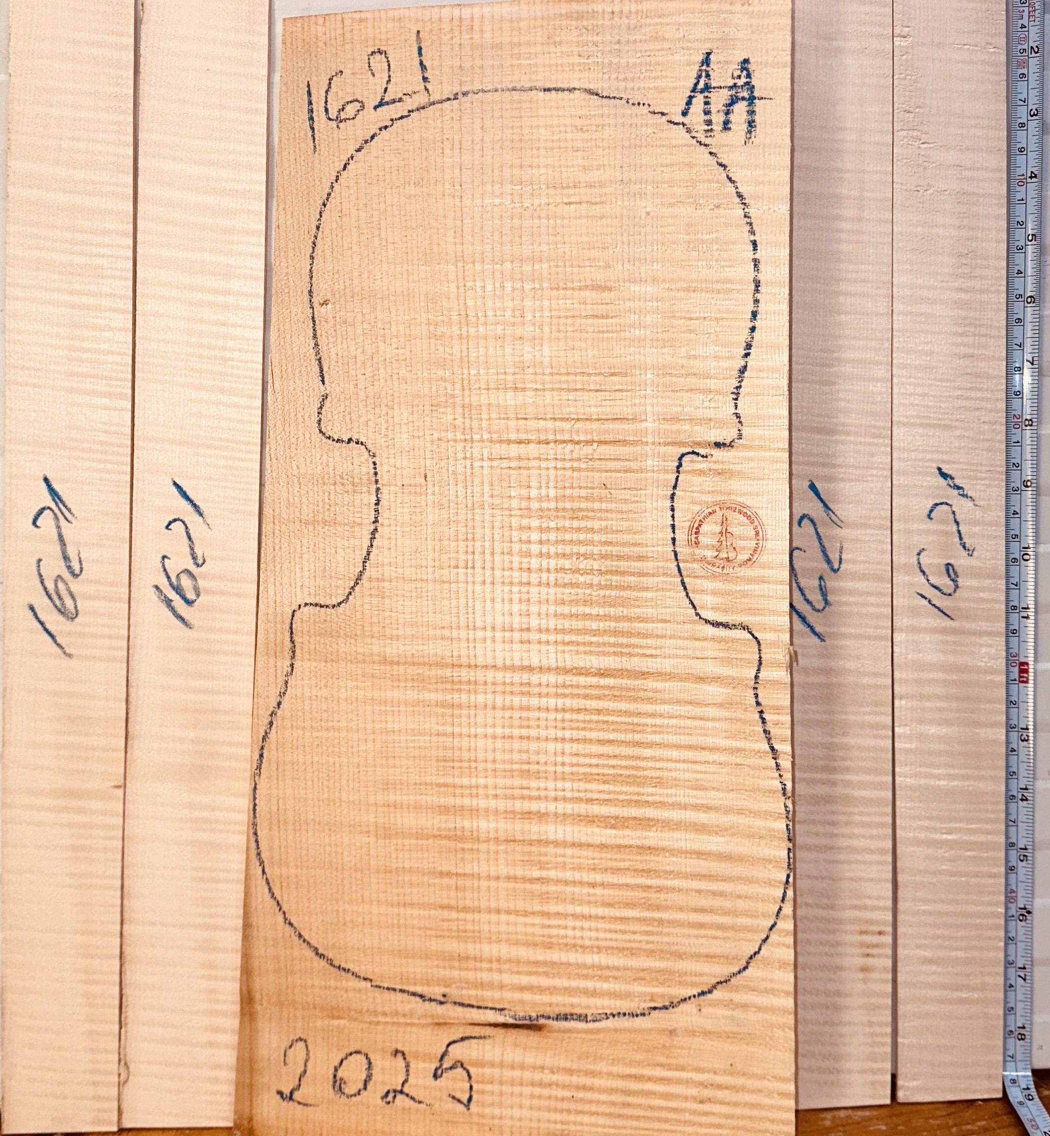 Violin No.1621 One piece Back and Sides