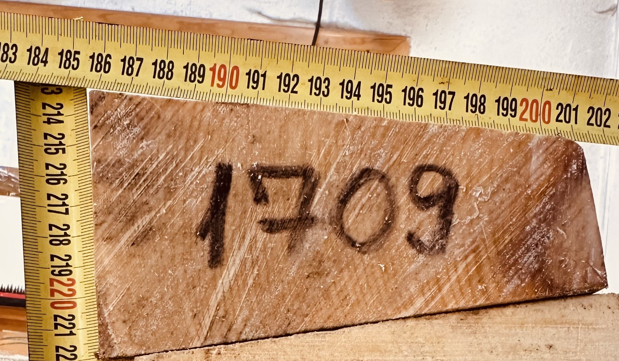 cut from Curly maple