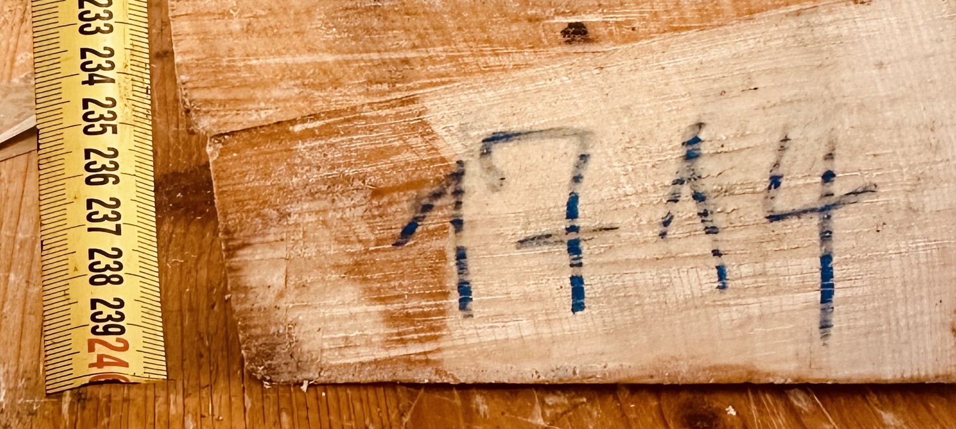 cut from Curly maple