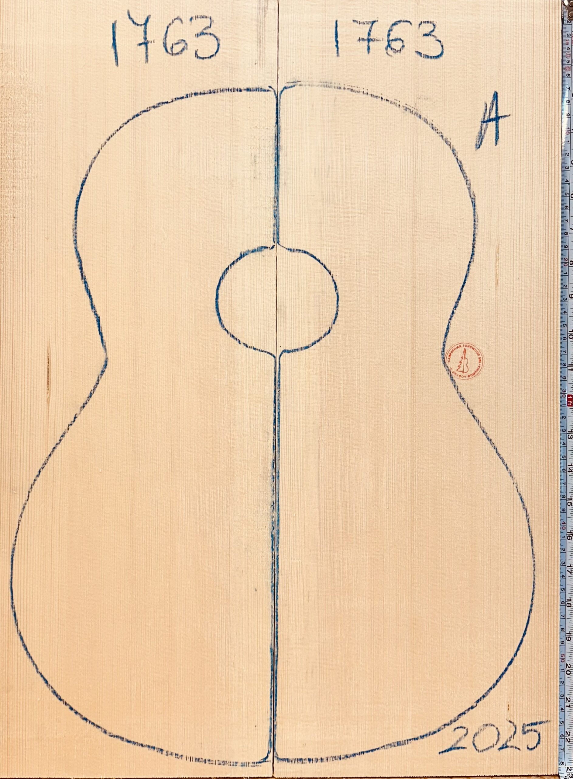 Classical guitar No.1763 Top