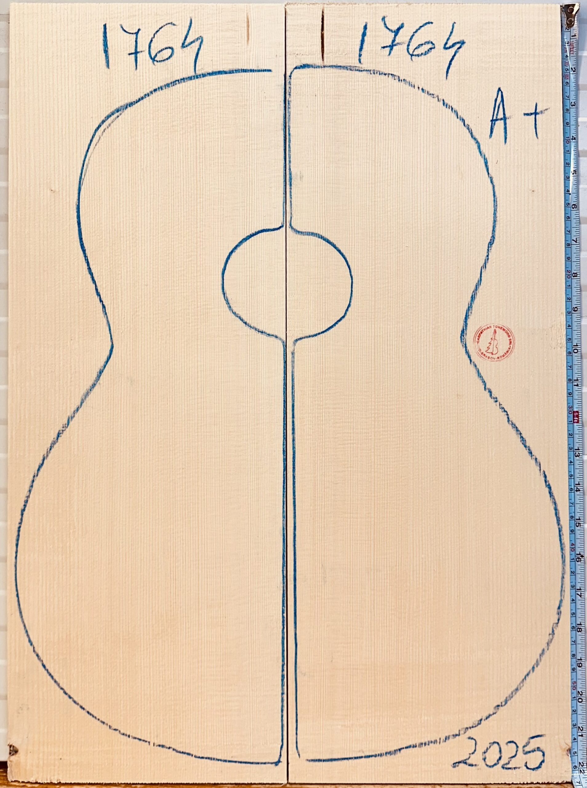 Classical guitar No.1764 Top