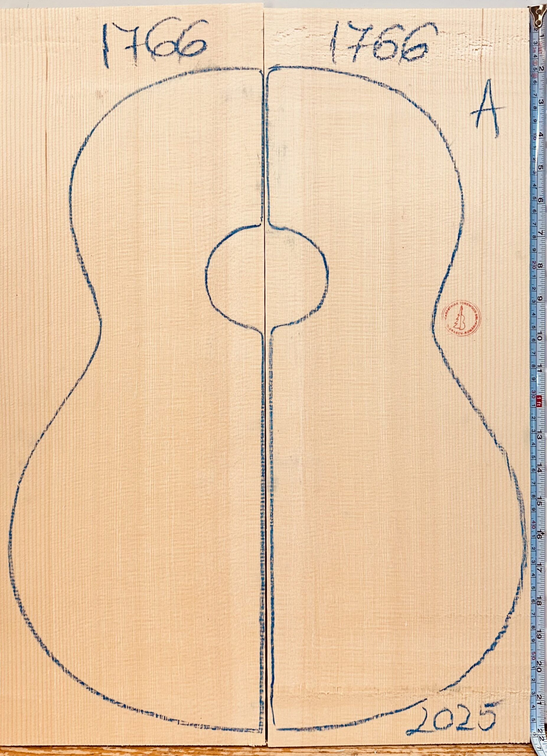 Classical guitar No.1766 Top