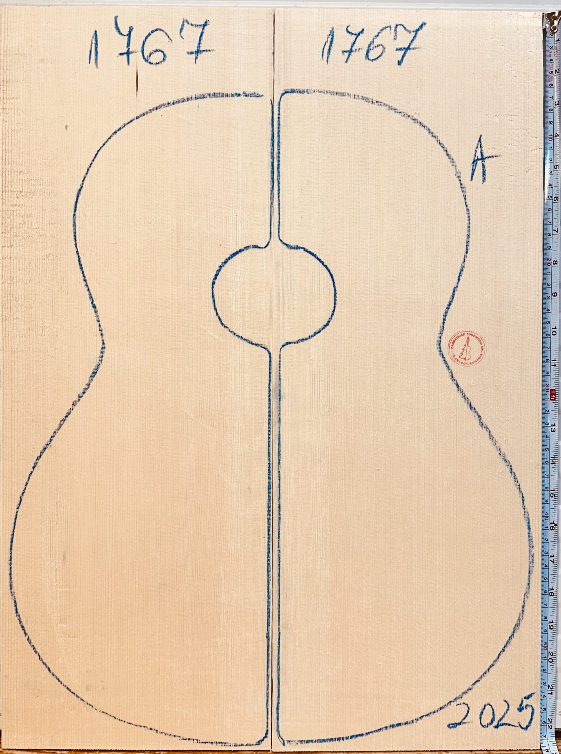 Classical guitar No.1767 Top
