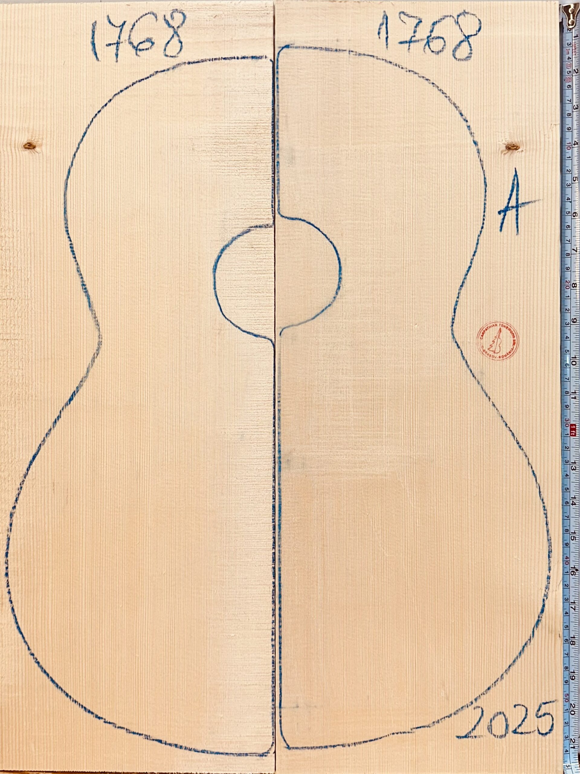 Classical guitar No.1768 Top