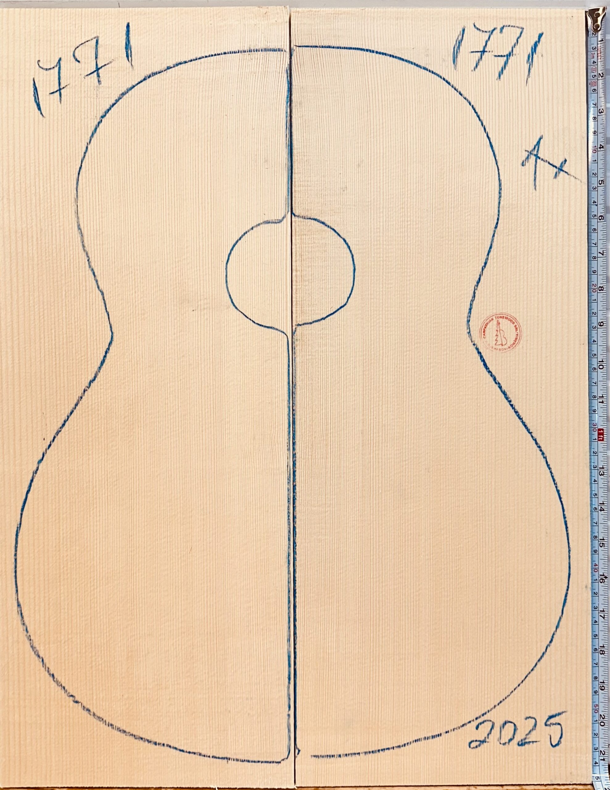 Classical guitar No.1771 Top