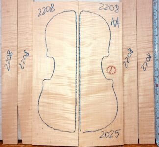 Violin No.2208 Back and Sides