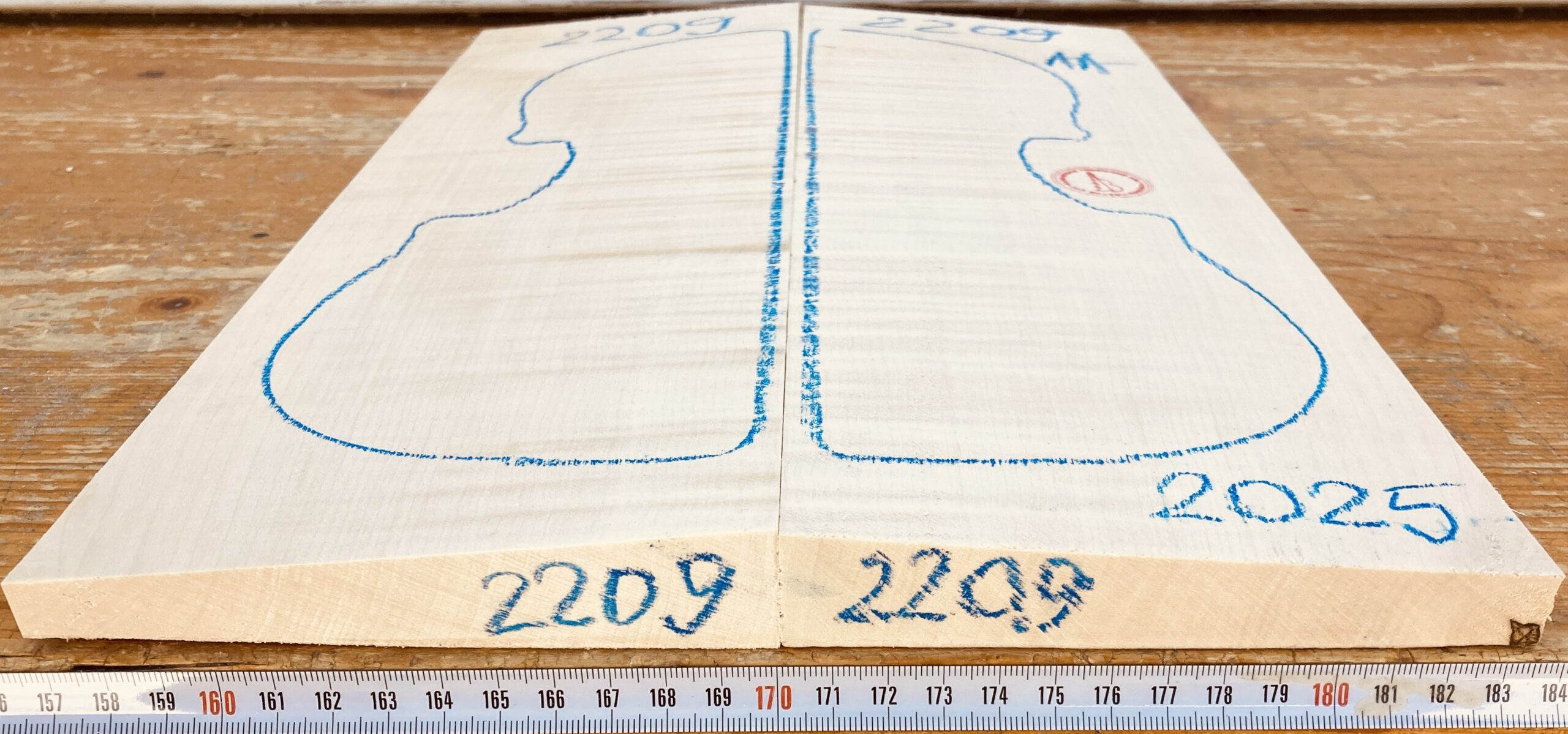 cut from Curly Maple