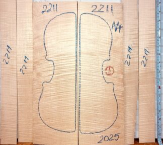 Violin No.2211 Back and Sides
