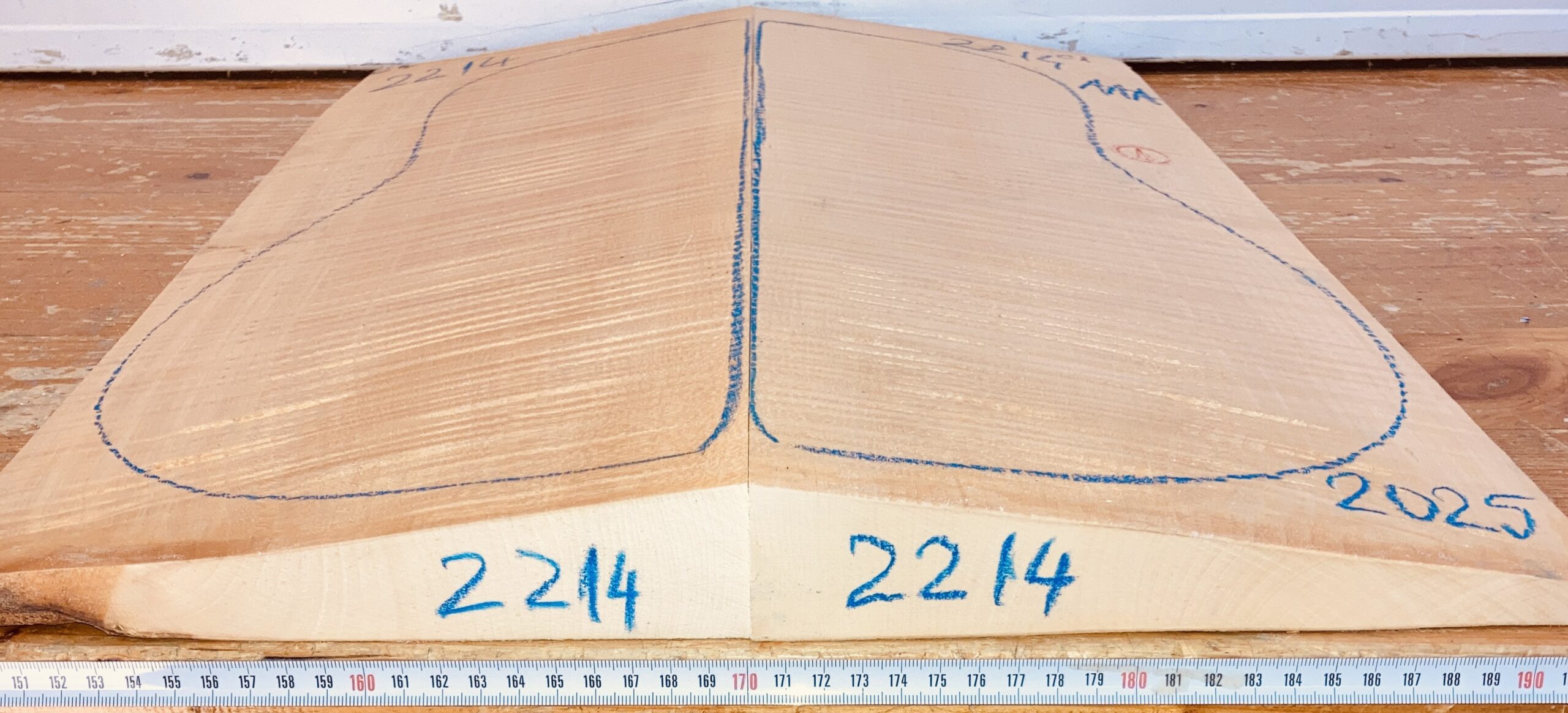 cut from Curly Maple