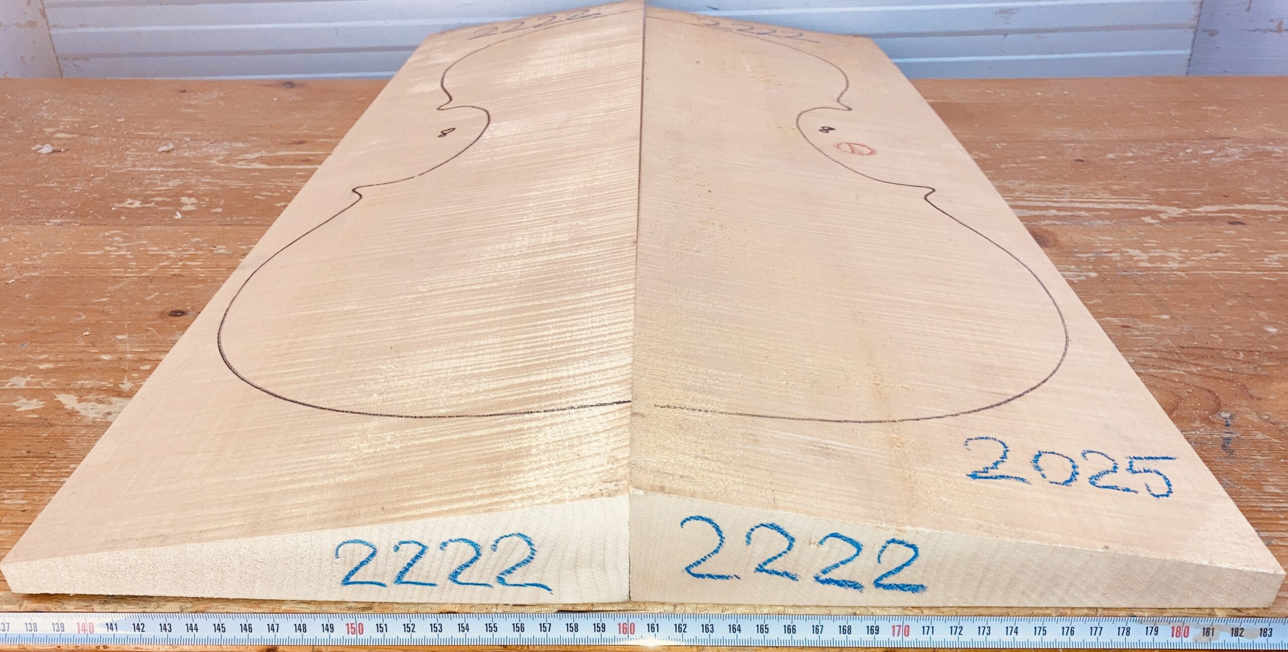 cut from Curly Maple
