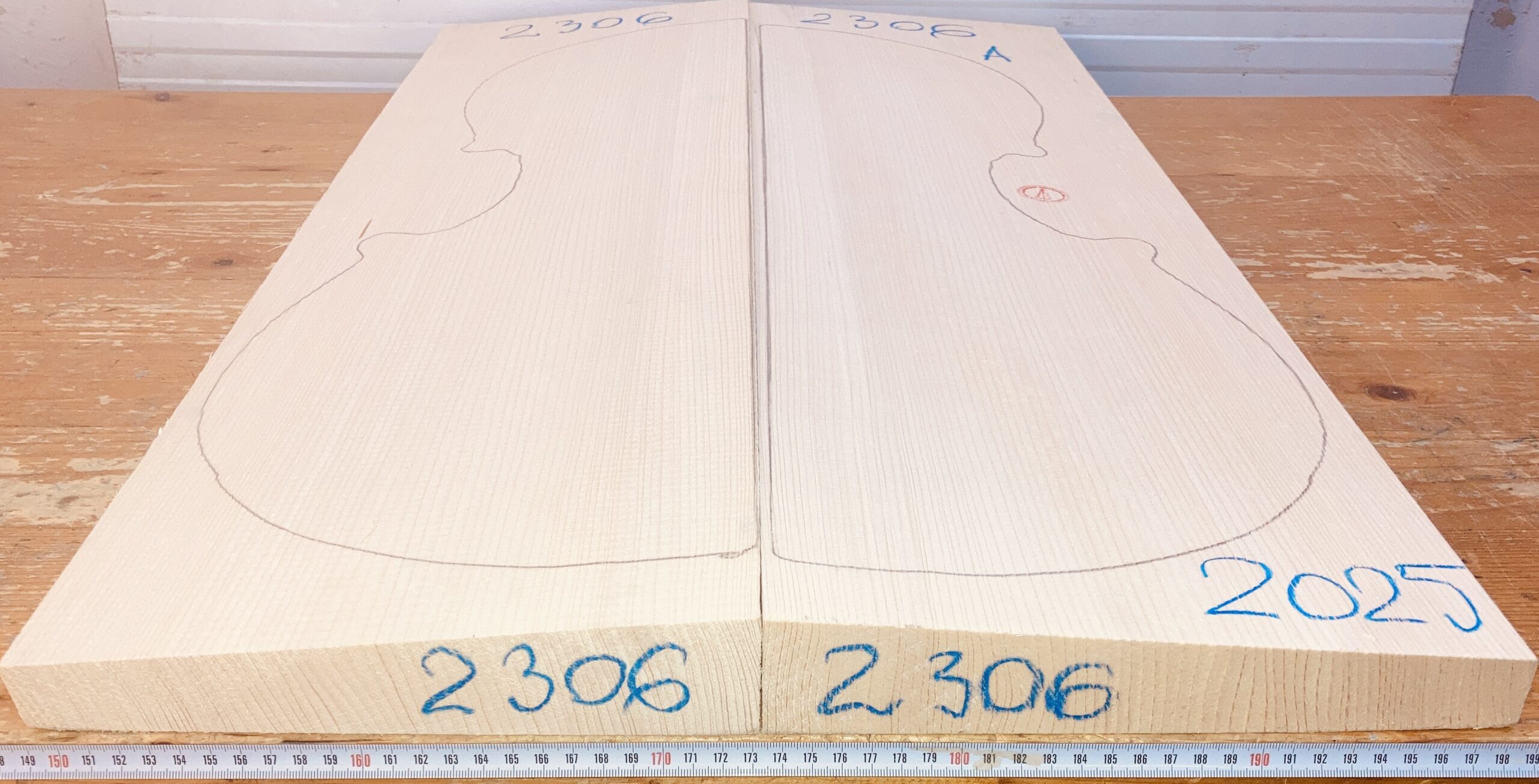 Cello Spruce Top No. 2306, A Grade - Image 2