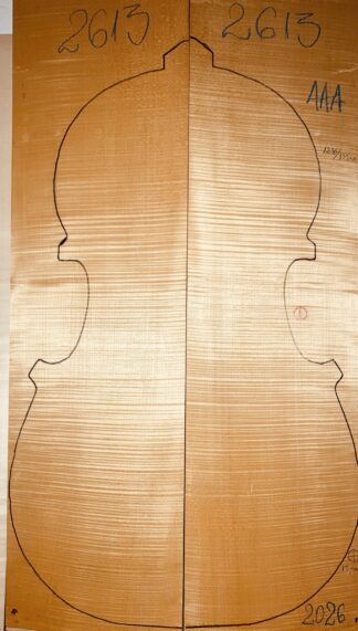 Double bass Curly maple Back and Sides