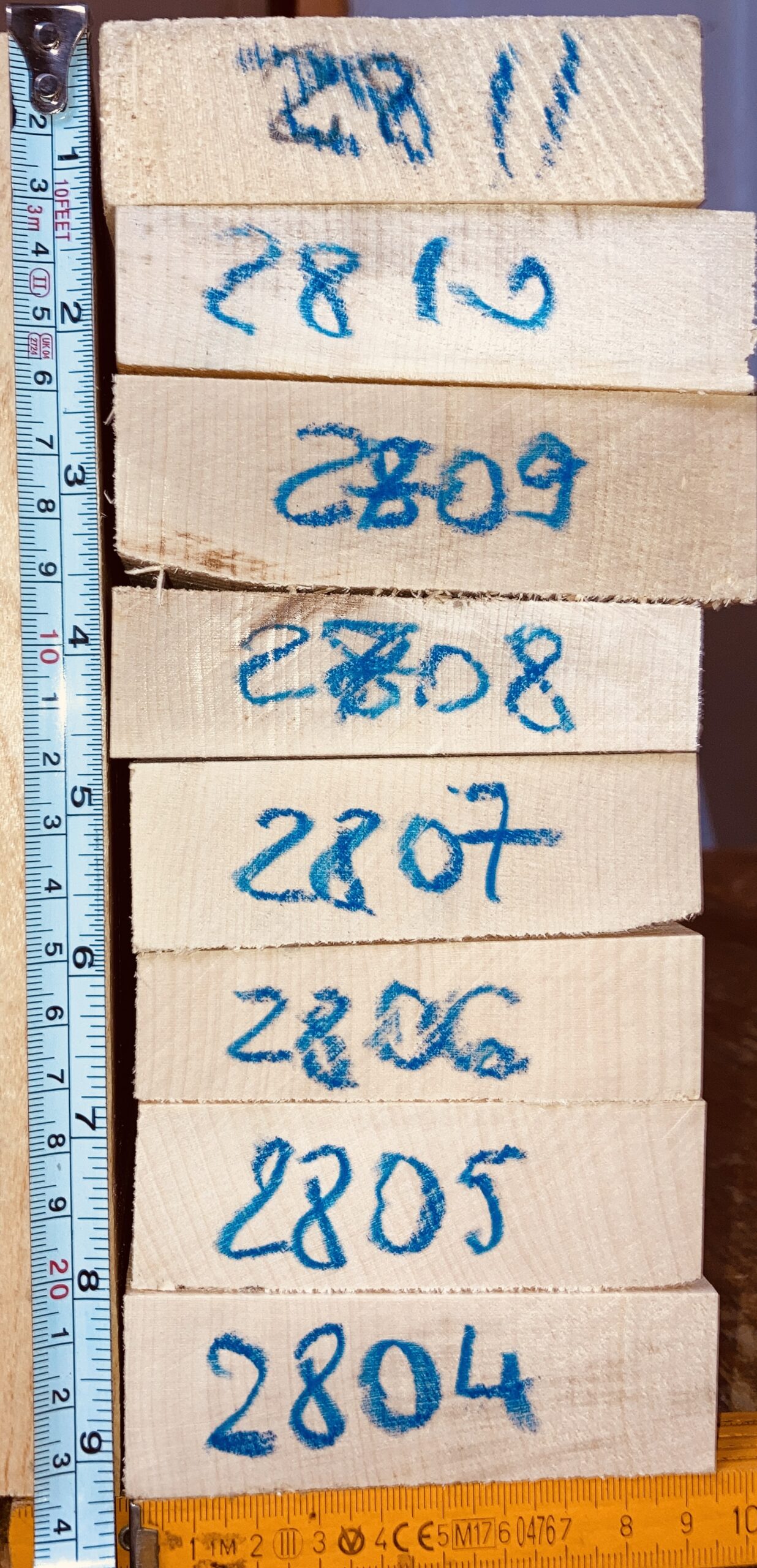 cut from Curly Maple