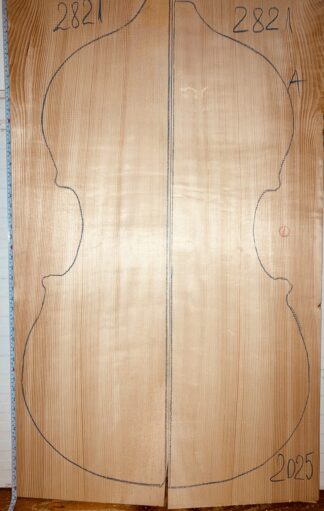 Double bass No.2821 Top