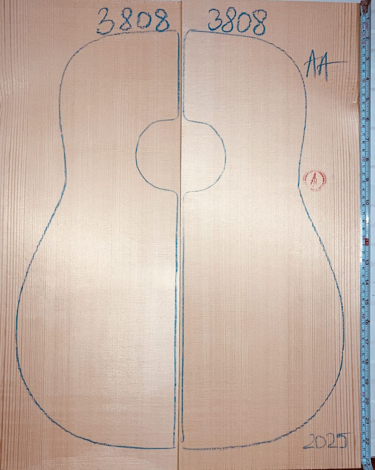 Acoustic Guitar No.3808 Top