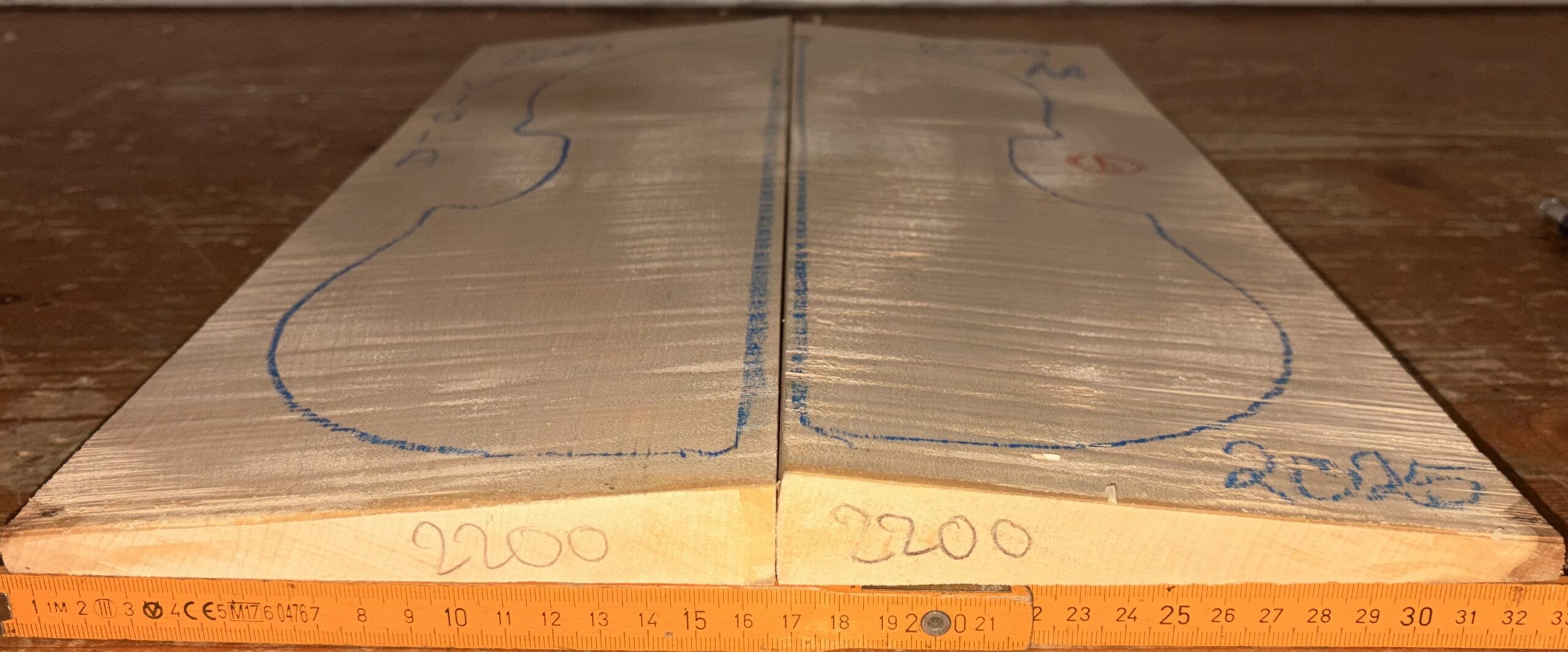 cut from Curly Maple