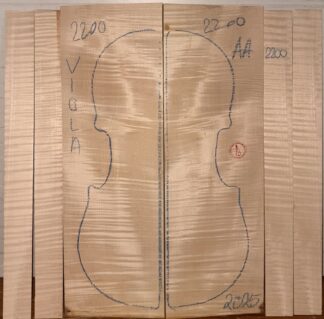 Viola No.2200 Back and Sides
