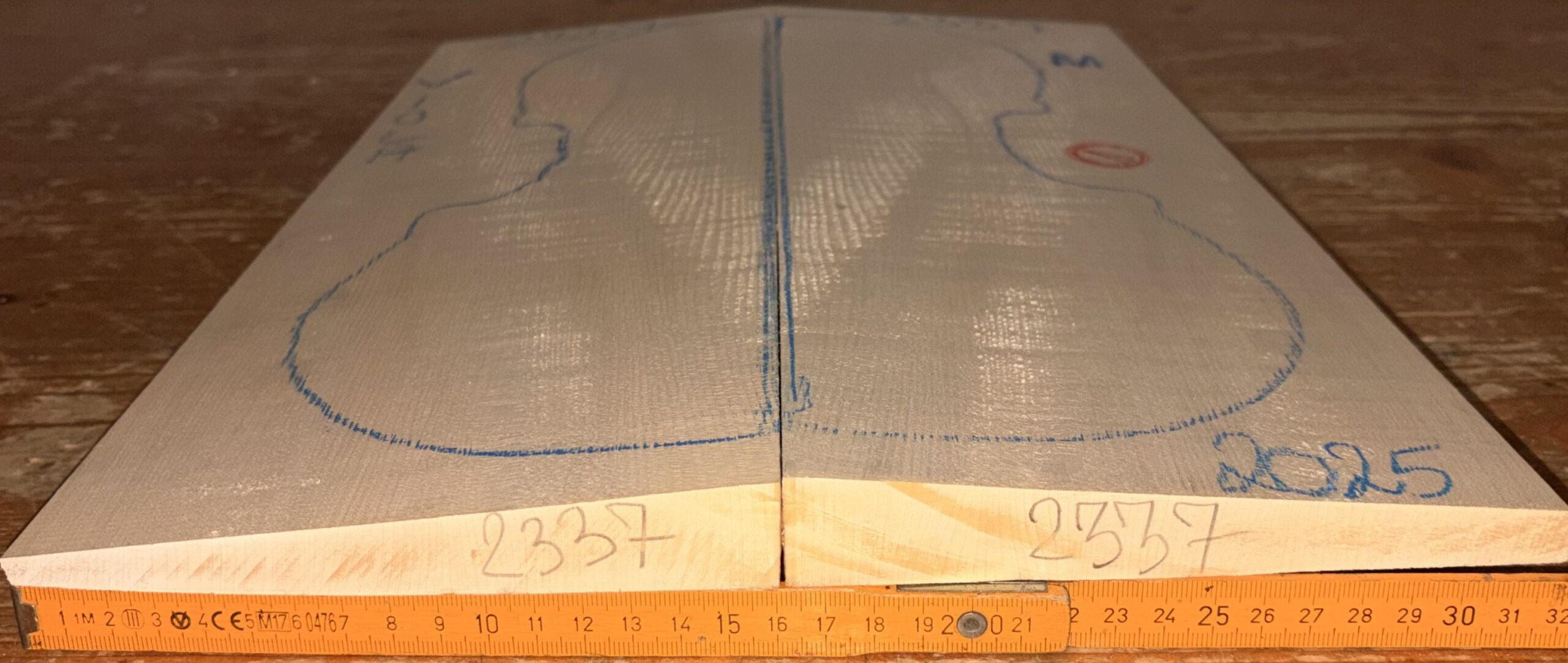 cut from Curly Maple