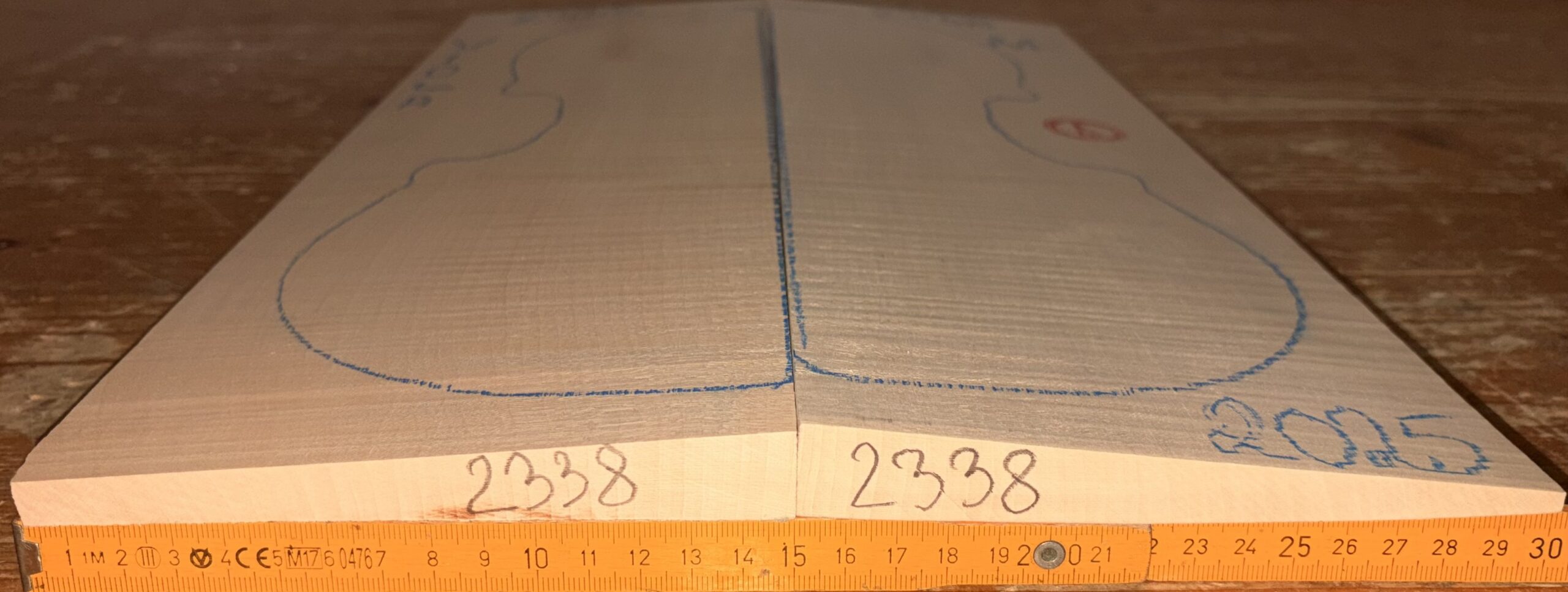 cut from Curly Maple