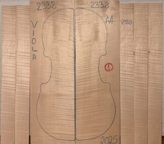 Viola No.2338 Back and Sides
