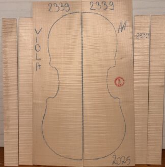 Viola No.2339 Back and Sides