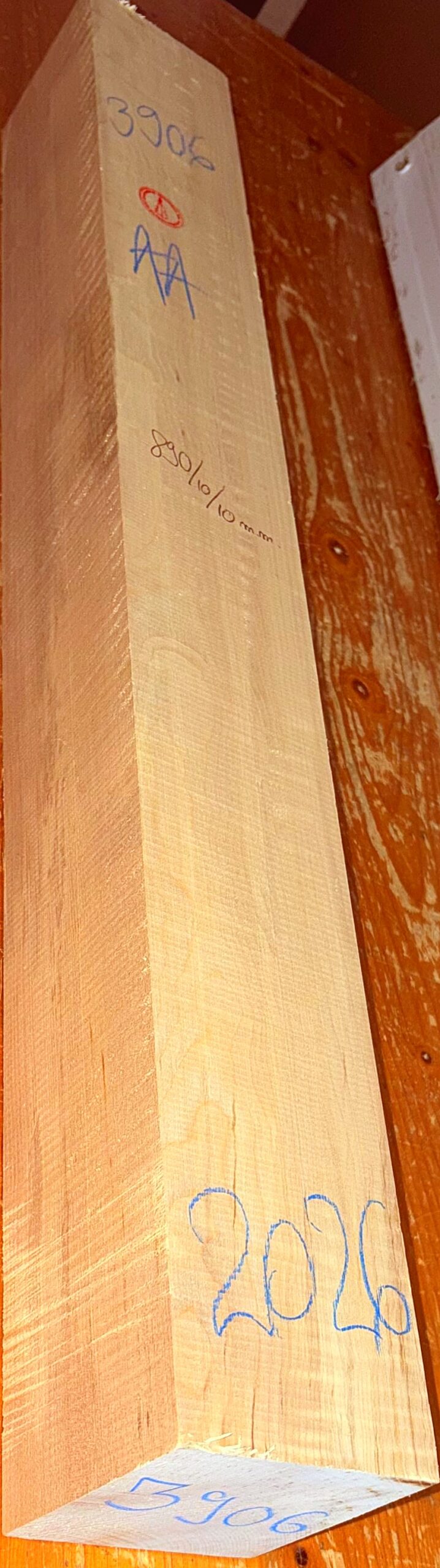 cut from Curly Maple