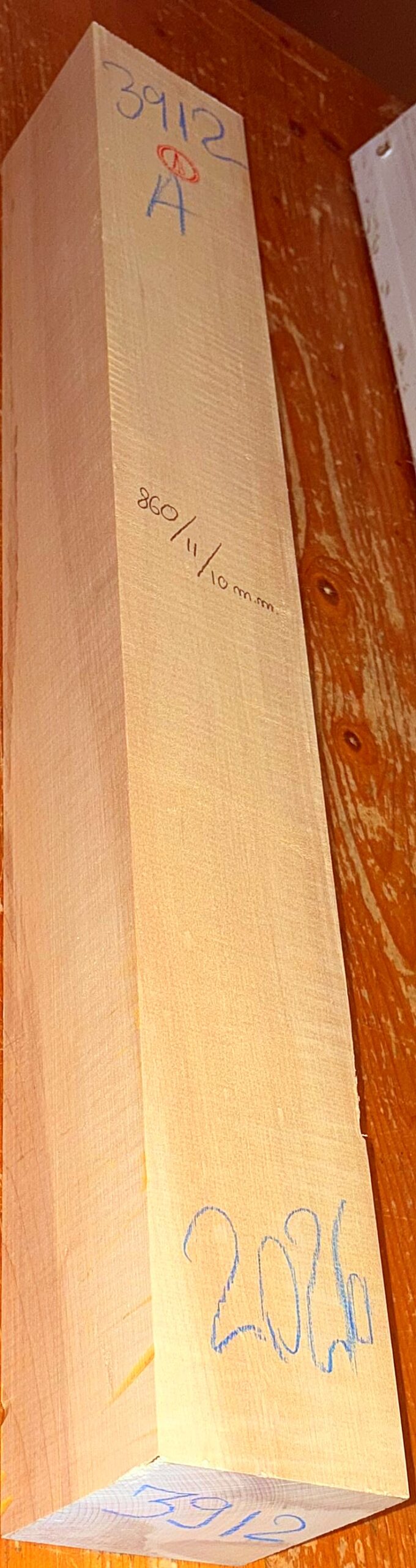 cut from Curly Maple