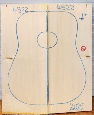 Guitar archtop No.4322 Top