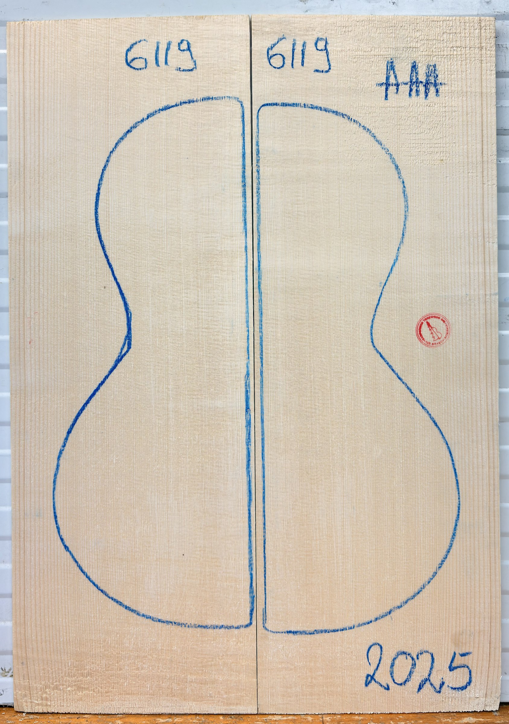 Ukulele/Parlor Guitar No.6119 Top