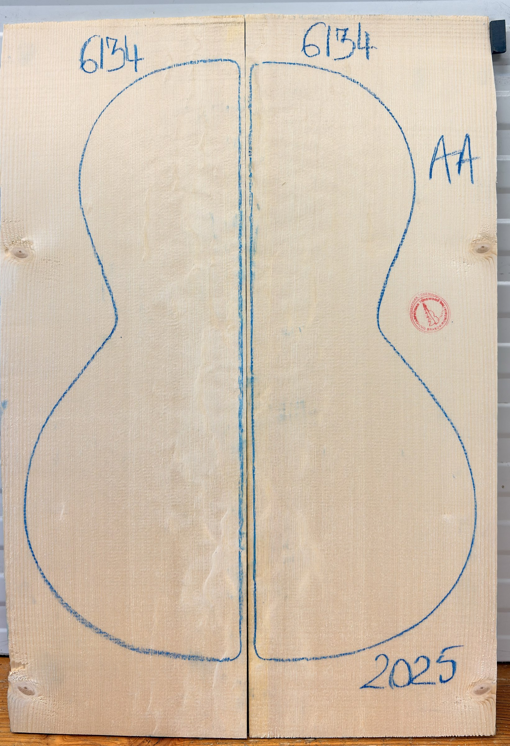 Ukulele/Parlor Guitar No.6134 Top