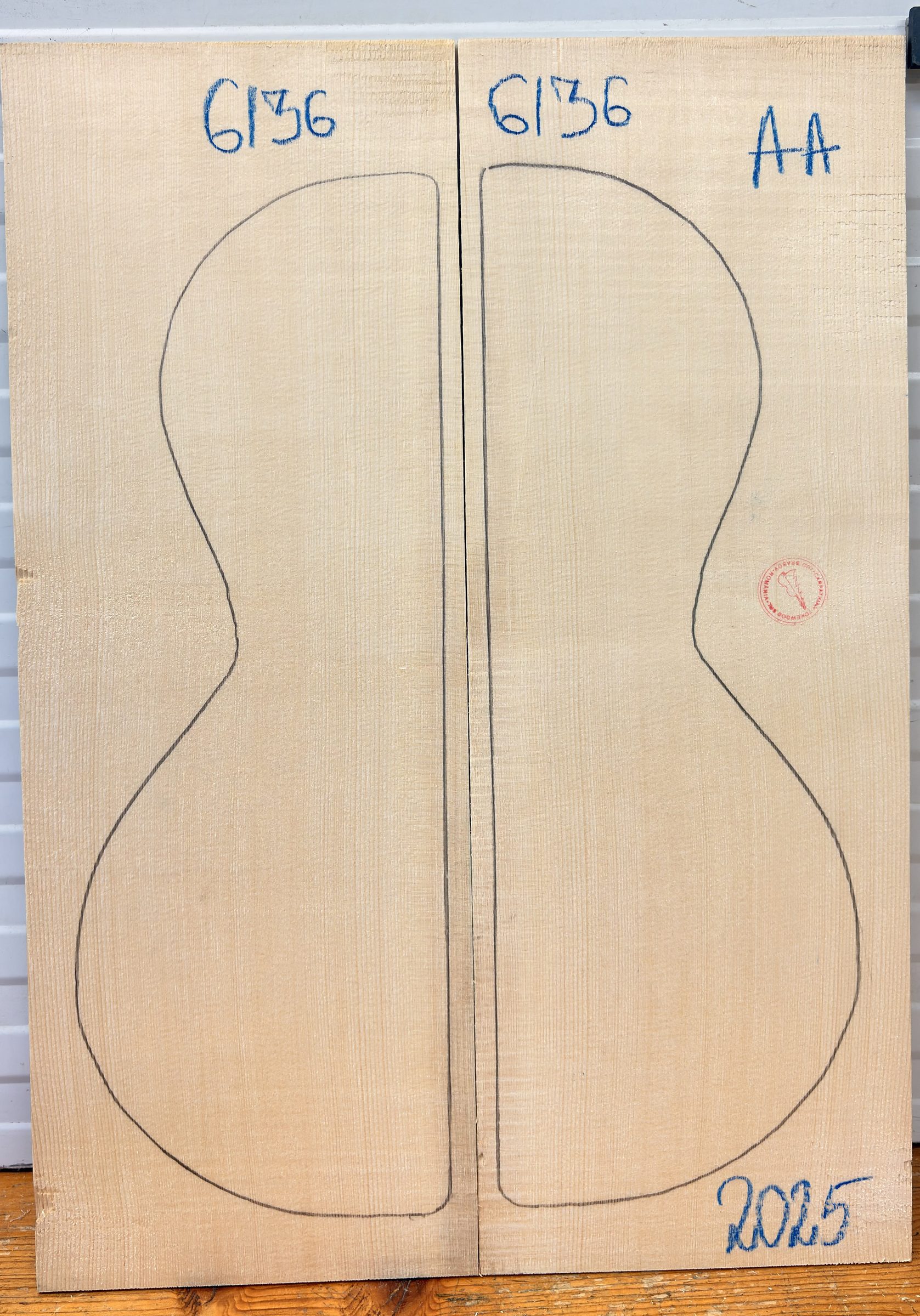 Ukulele/Parlor Guitar No.6136 Top