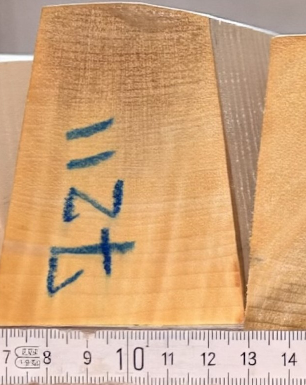 cut from Curly maple