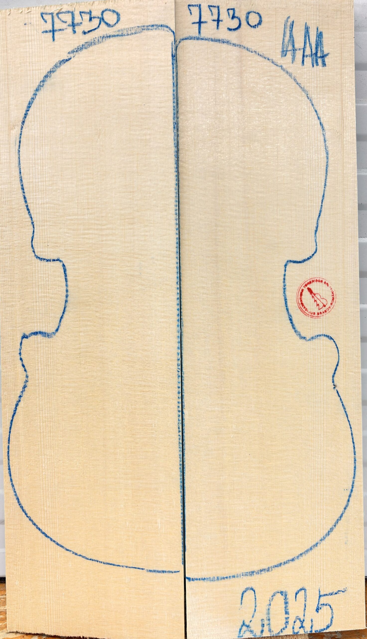 Violin No.7730 Top