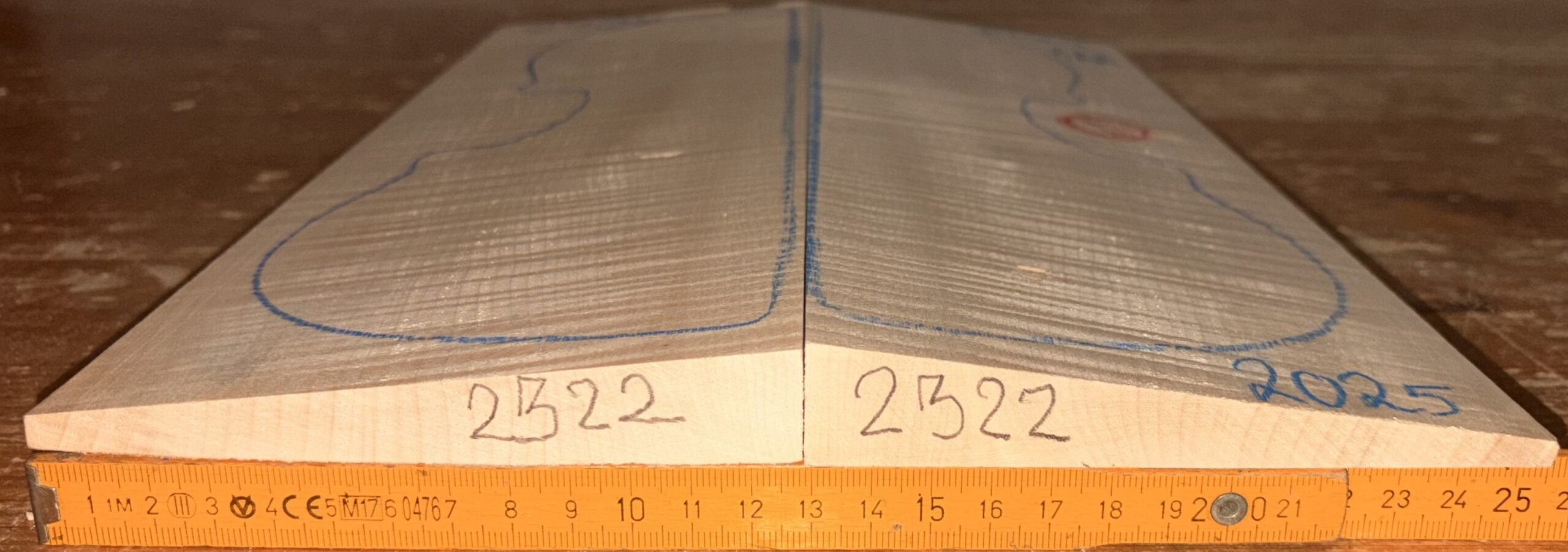 cut from Curly Maple