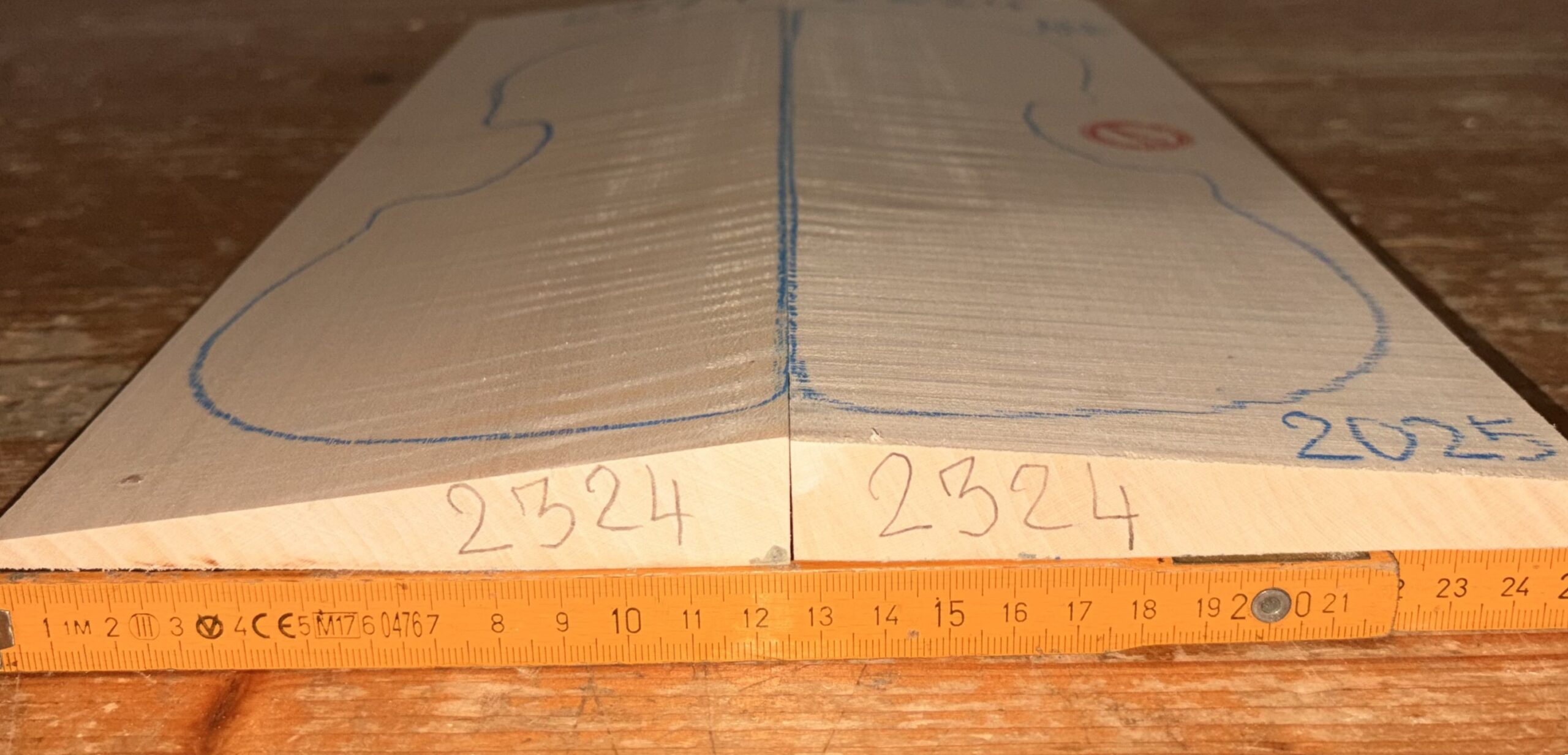 cut from Curly Maple