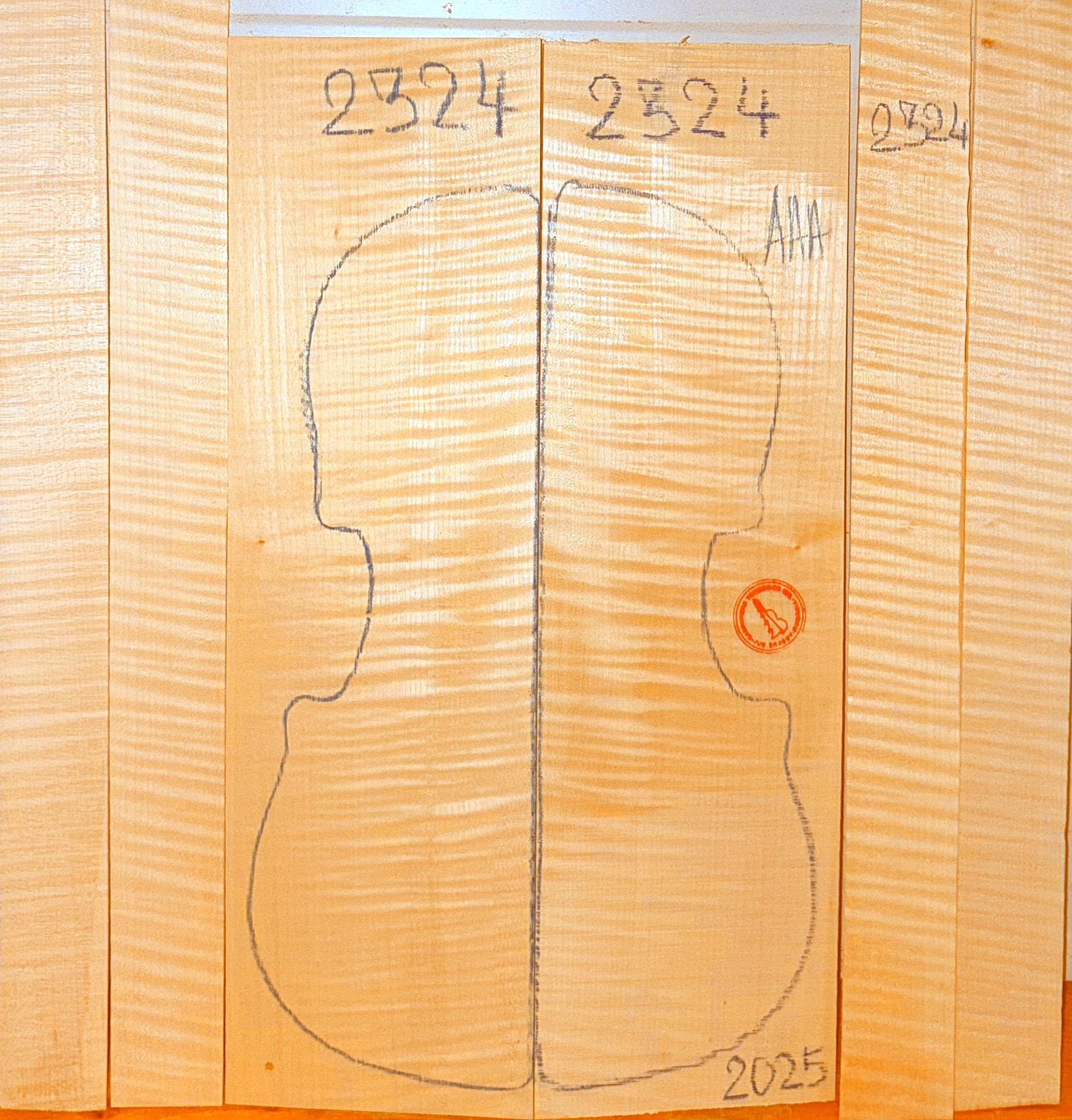 Violin No.2324 Back and Sides